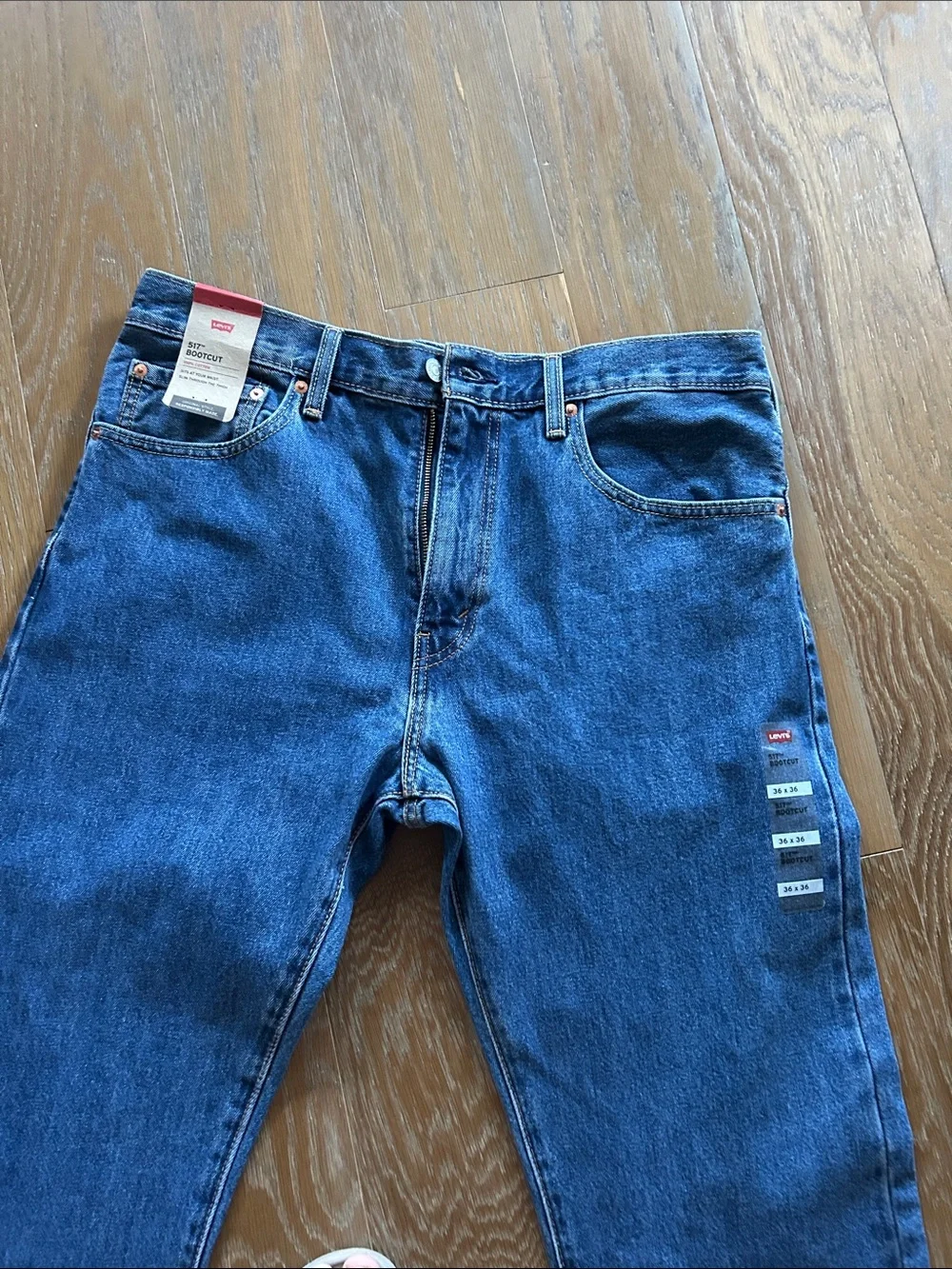 Levi's Men's Straight Jeans in Blue Denim